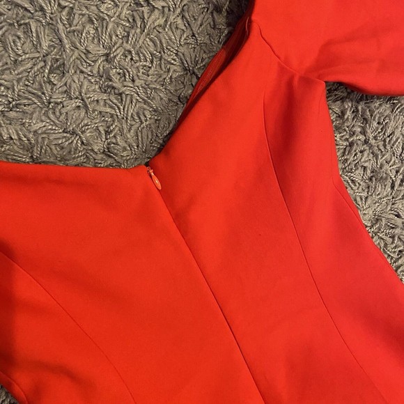 Cinq À Sept NWOT Birch Sheath Dress in Scarlet Red Size 4 - Picture 16 of 16